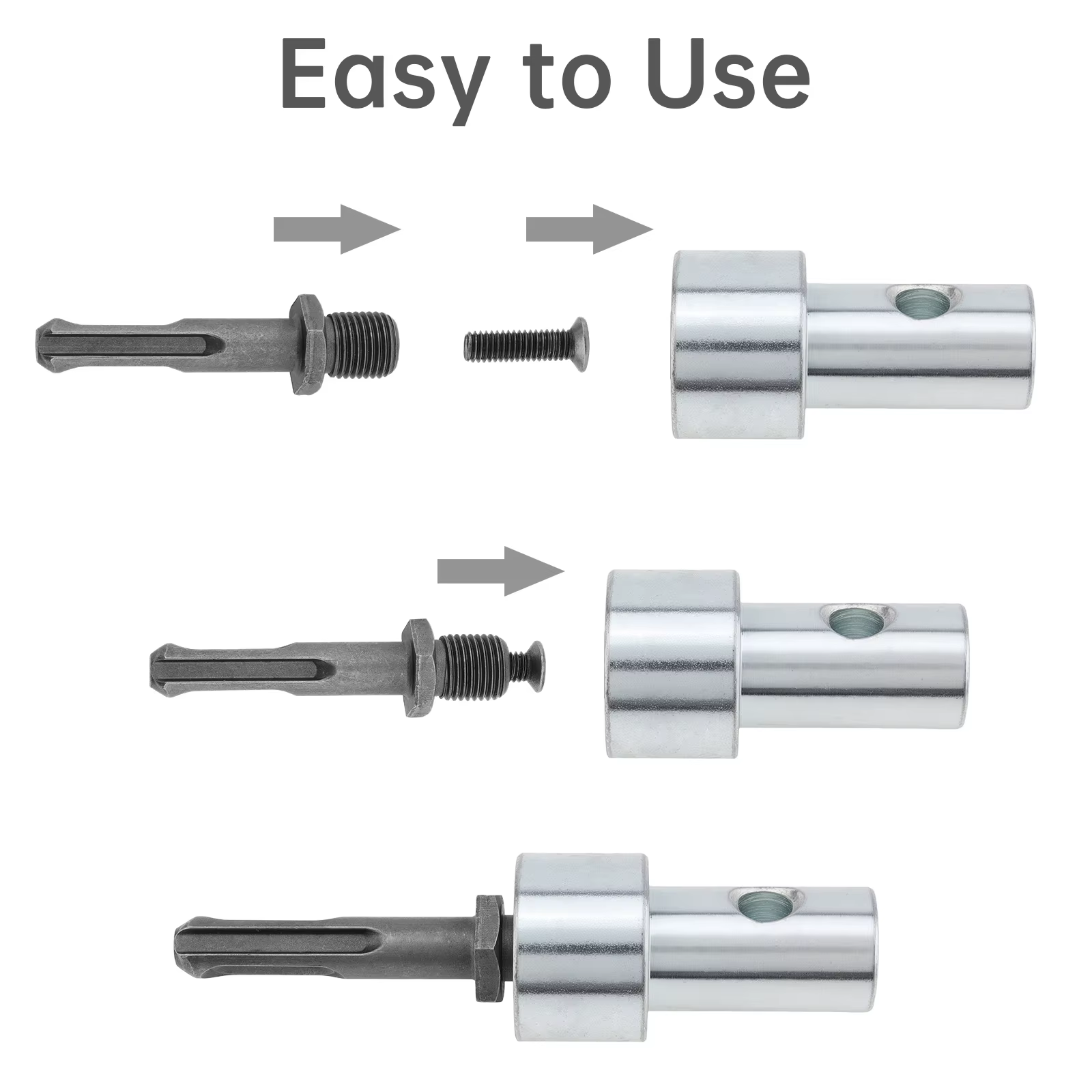 Adaptateur de perceuse électrique tarière de jardin pour connecter