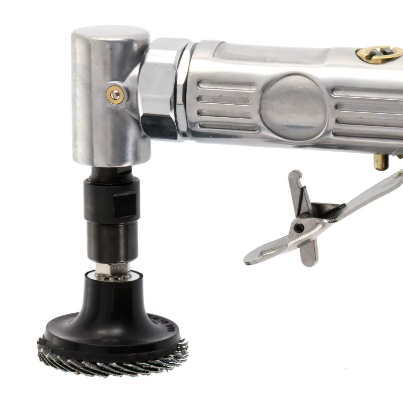 Meuleuse à Air à 90 degrés, Mini broyeur pneumatique, polisseuse, Machine à graver avec disques de ponçage, Kit d'outils