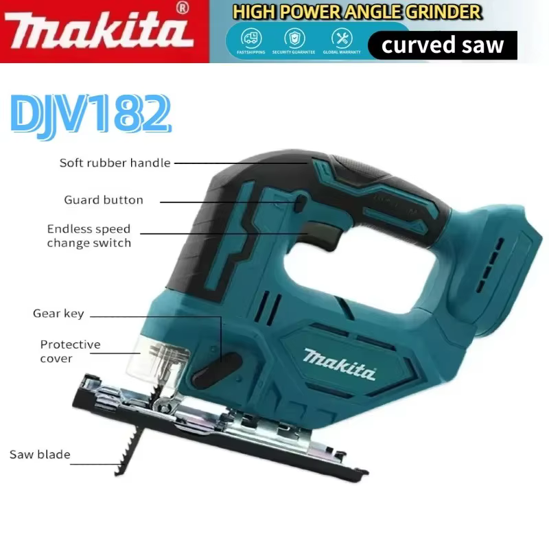 Scie sauteuse électrique sans fil Makita DJV182Z