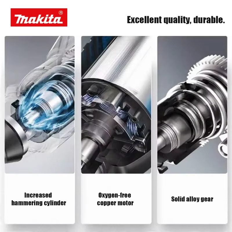 Marteau perforateur électrique sans fil compatible Makita