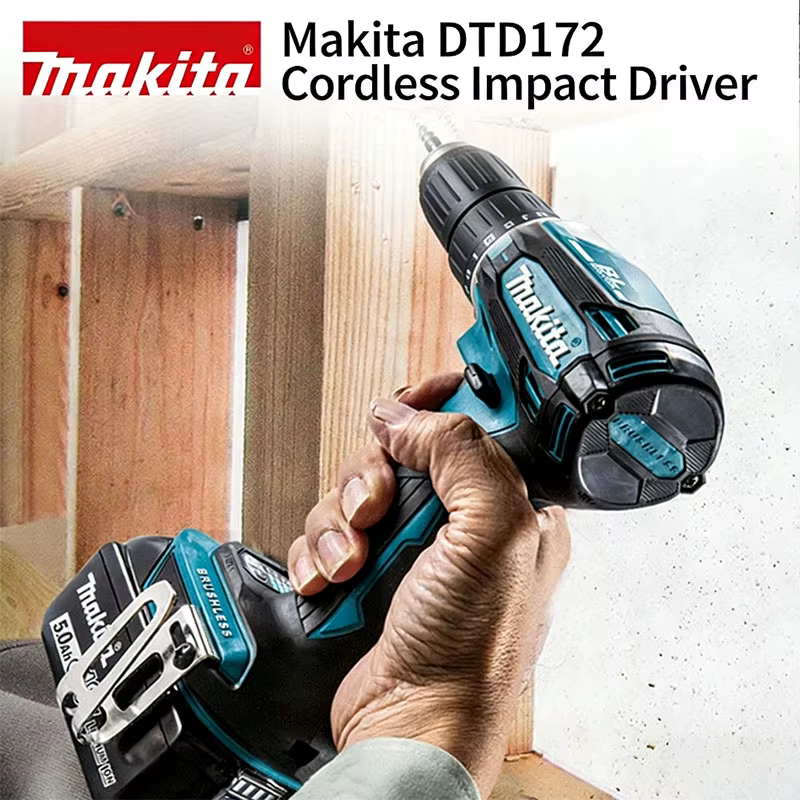 Makita DTD172 Perceuse à percussion sans fil 18V LXT 2026 avec moteur sans balais 180 N·m pour bois et boulons