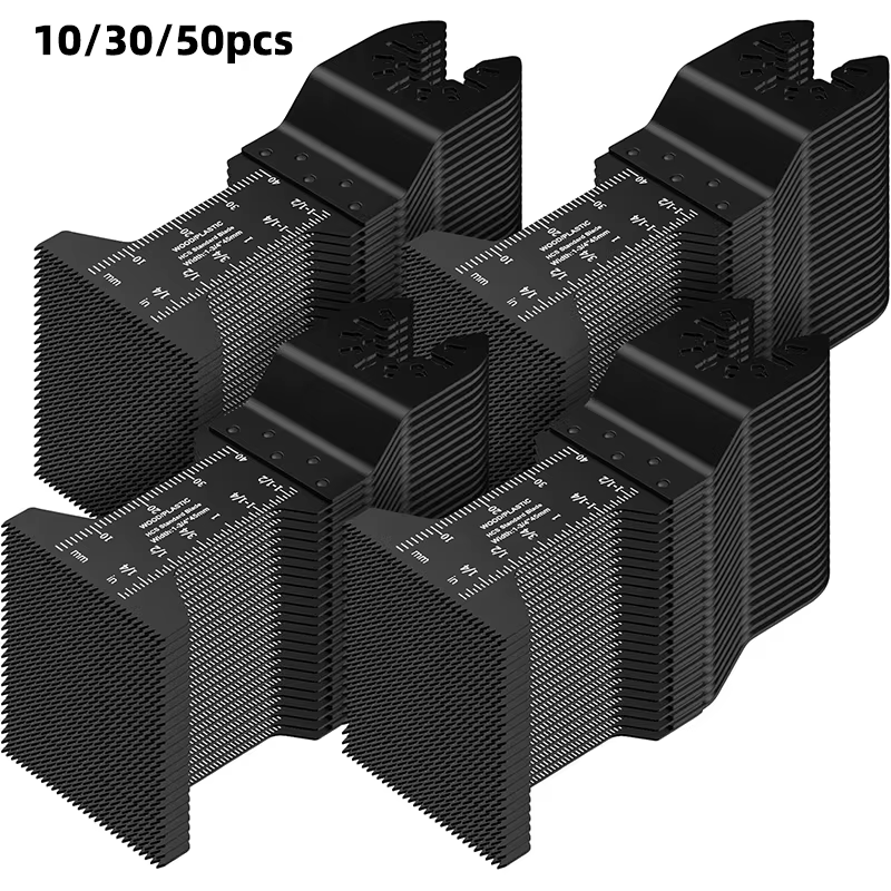 AMR 10/30/50pcs jeu de lames de scie de rénovation multifonction lame