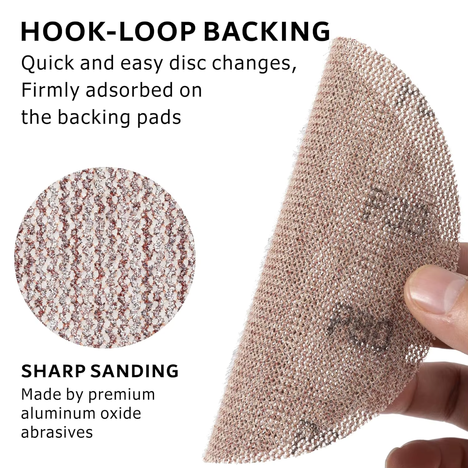 10 pièces 4/5/6/7 pouces disques abrasifs à mailles crochet et boucle disque abrasif sans poussière Anti-blocage papier de verre de meulage tranchant pour meubles en bois
