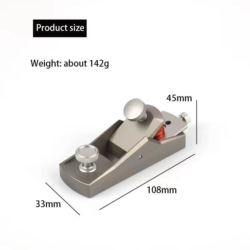 Mini rabot à main en alliage d'aluminium