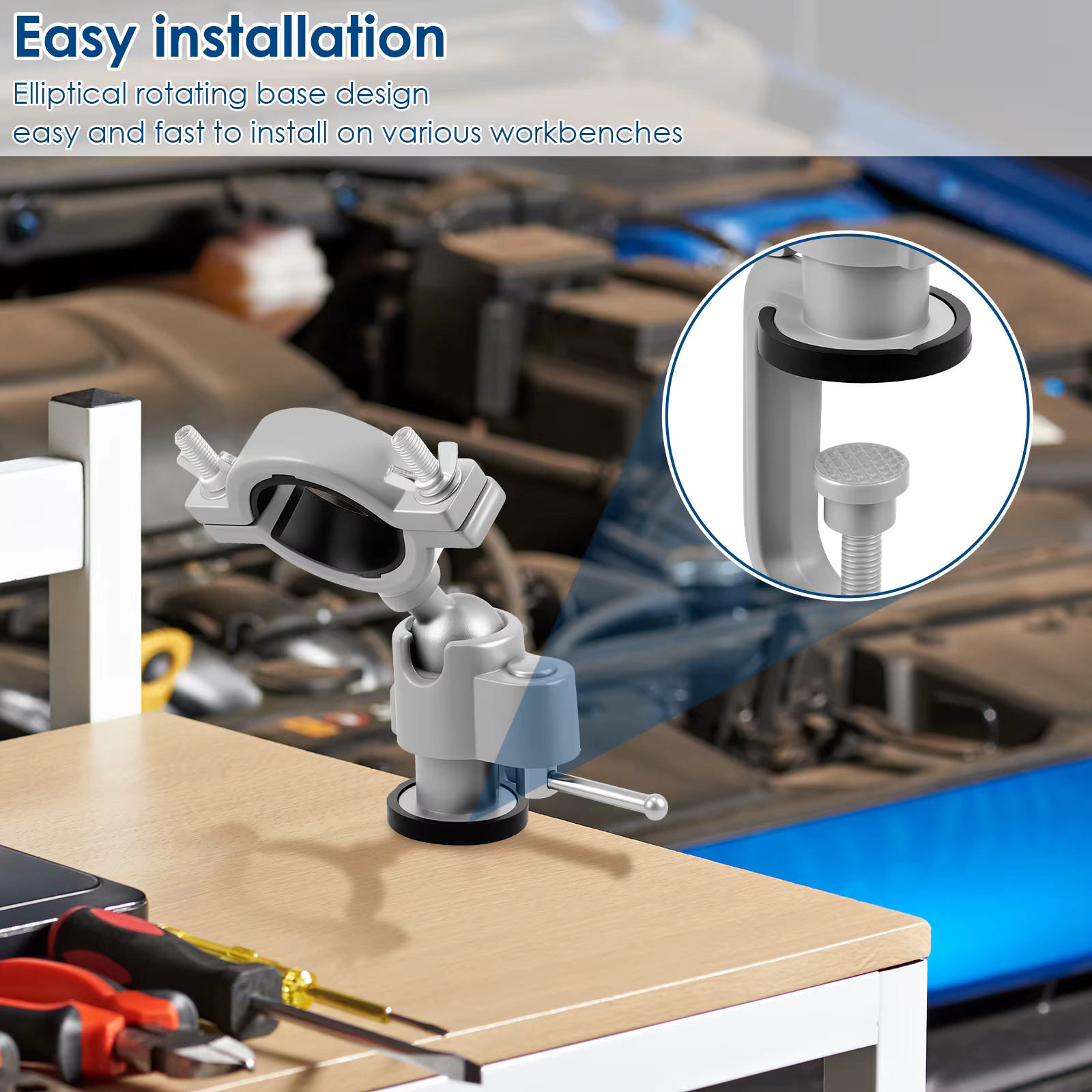 Outil de bricolage 360 ° Support de perceuse électrique rotatif