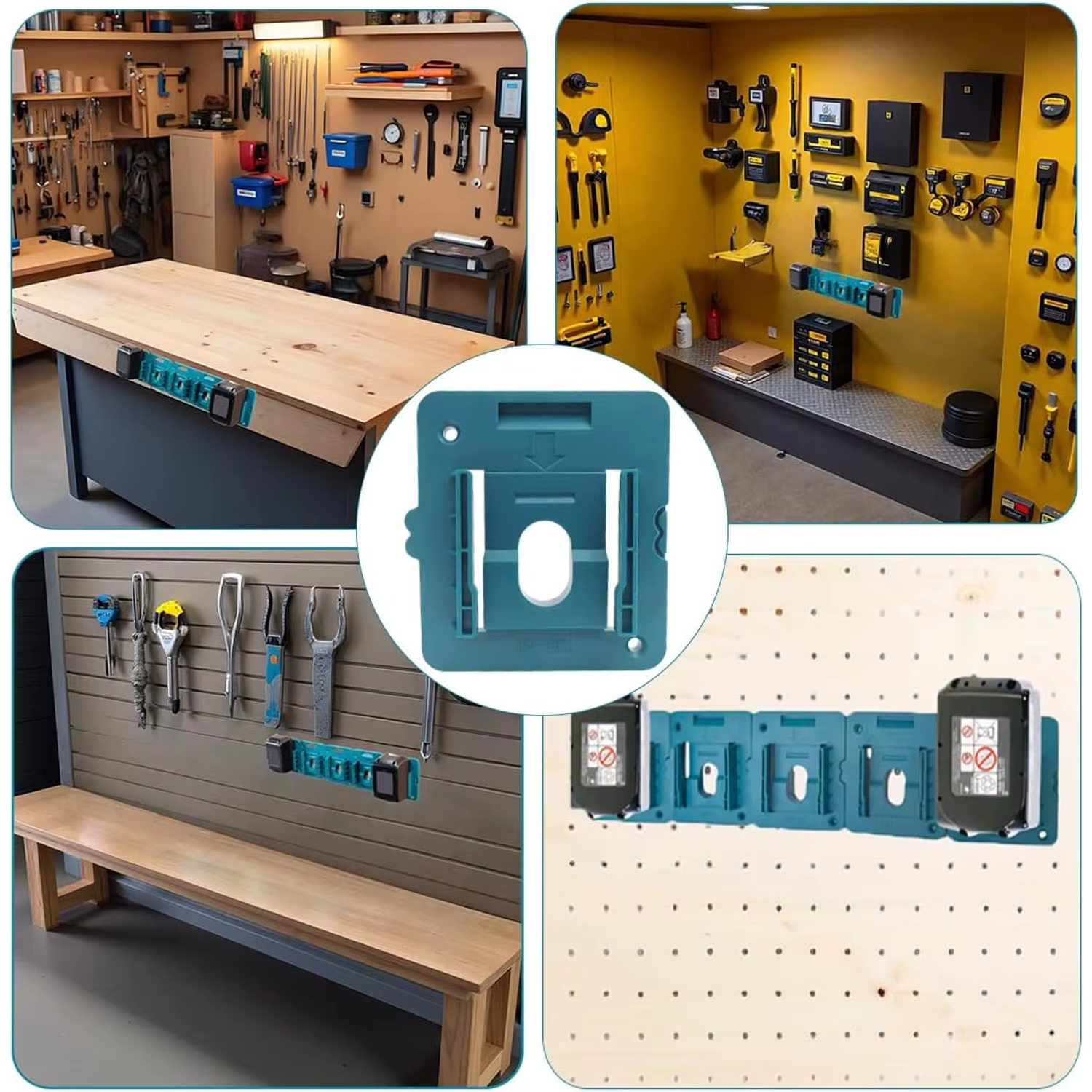 5-10 paquets de porte-outils ou porte-batterie pour Makita 18V