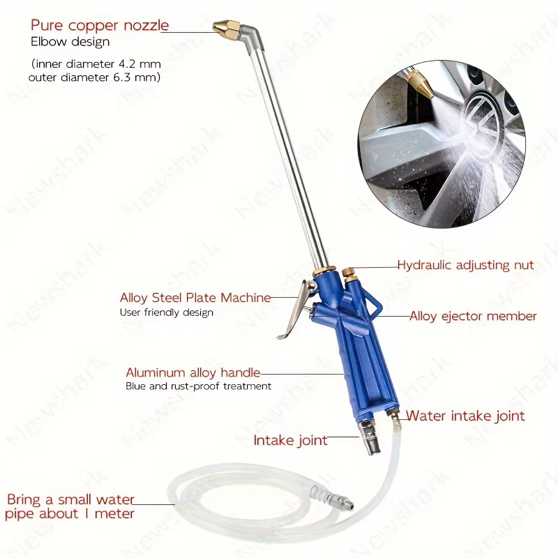 Pistolet à eau pour moteur de voiture