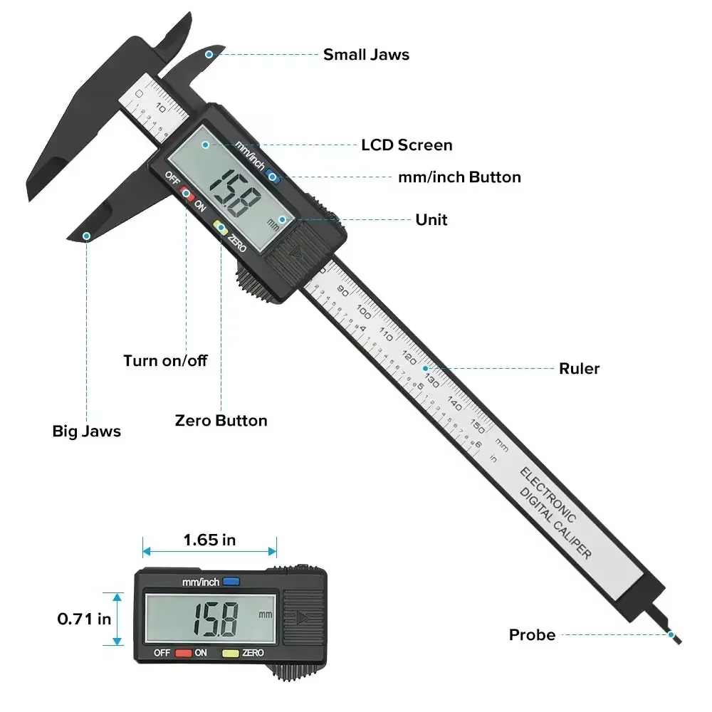 Outils de cadran en Fiber de carbone