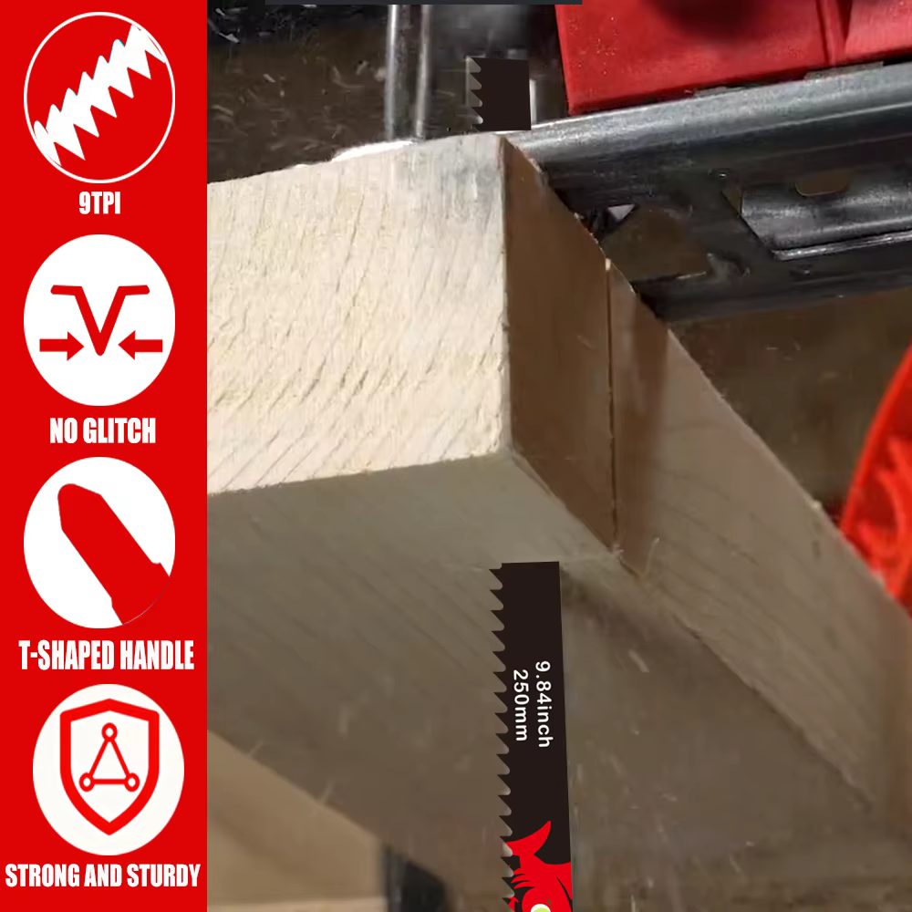 Lames de scie sauteuse longues de 10 pouces 6Tpi pour le bois