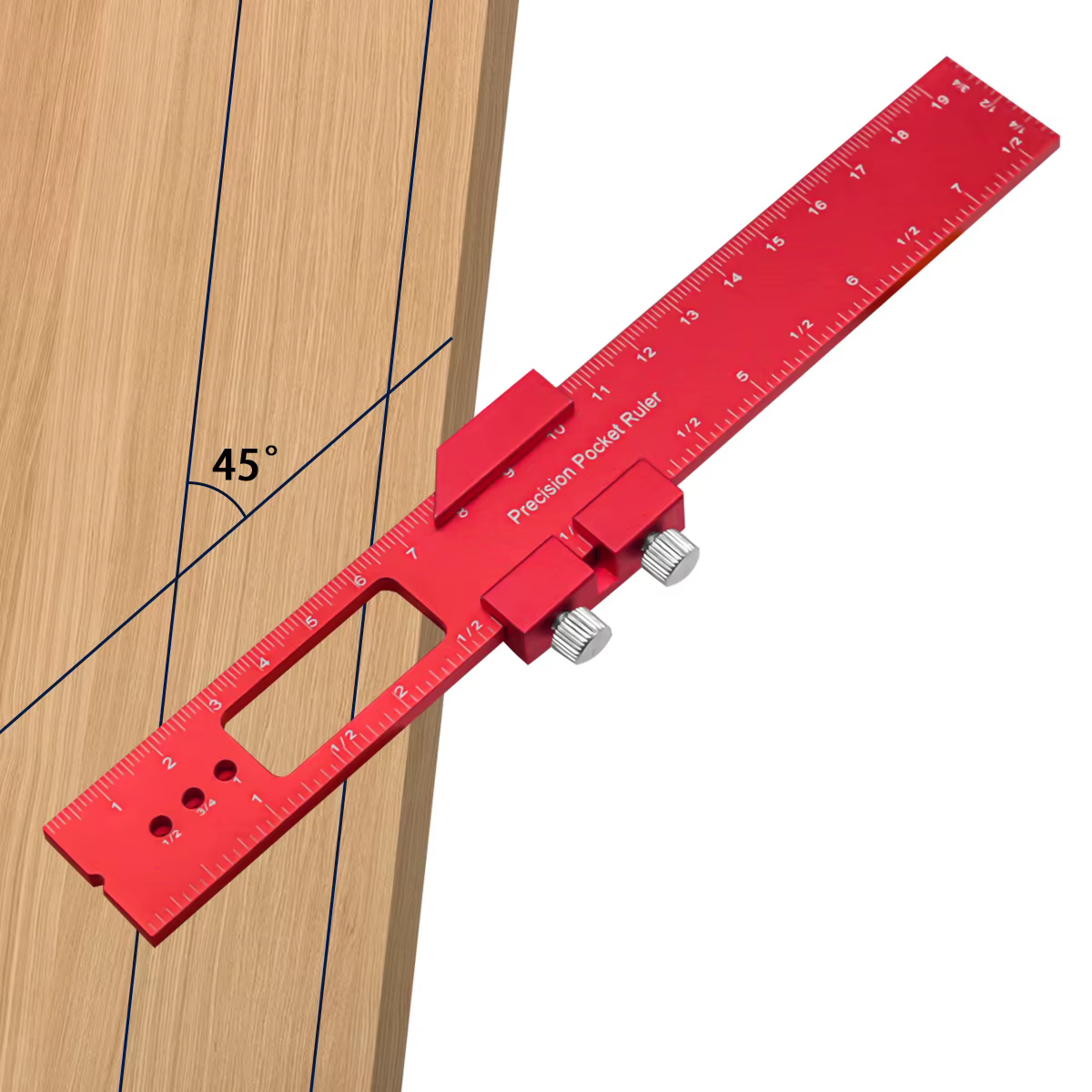 Règle de marquage pour charpentier
