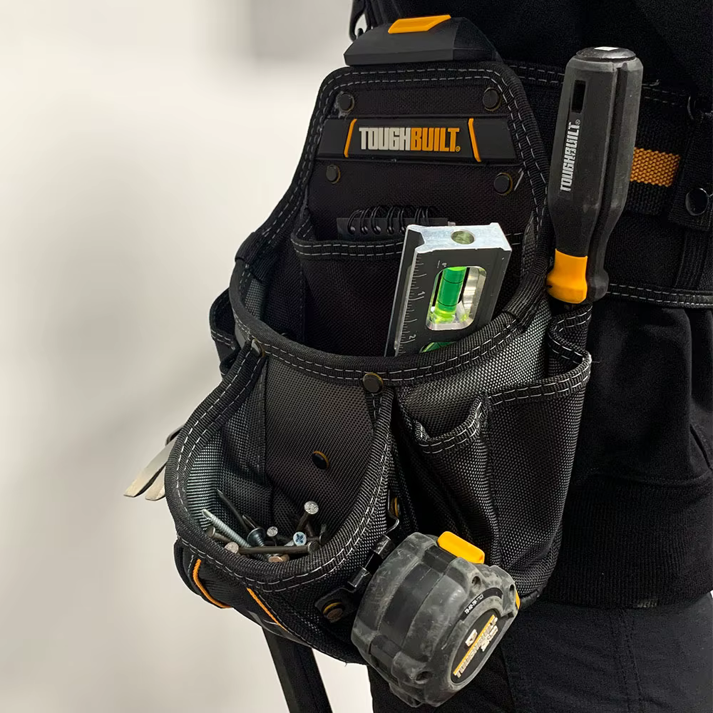 TOUGHBUILT Builder 1680D Pochette à outils de construction robuste avec moyeu