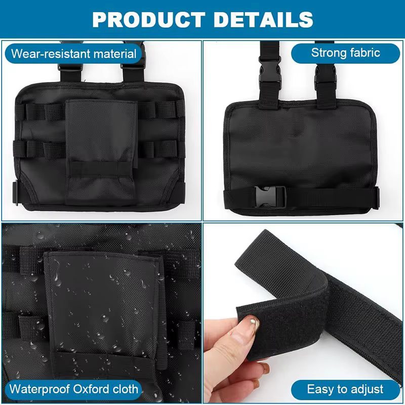 Sac à outils tactique pour ceinture avec étui à clip