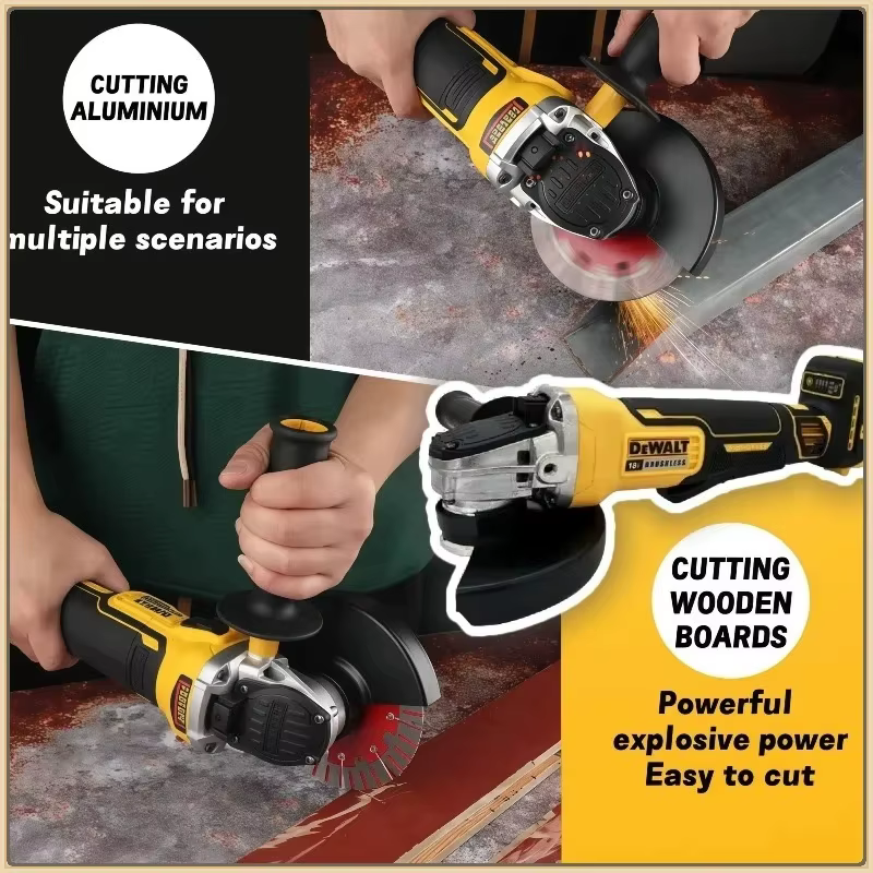 Meuleuse d'angle sans fil Dewalt DCG406 125 mm haute performance