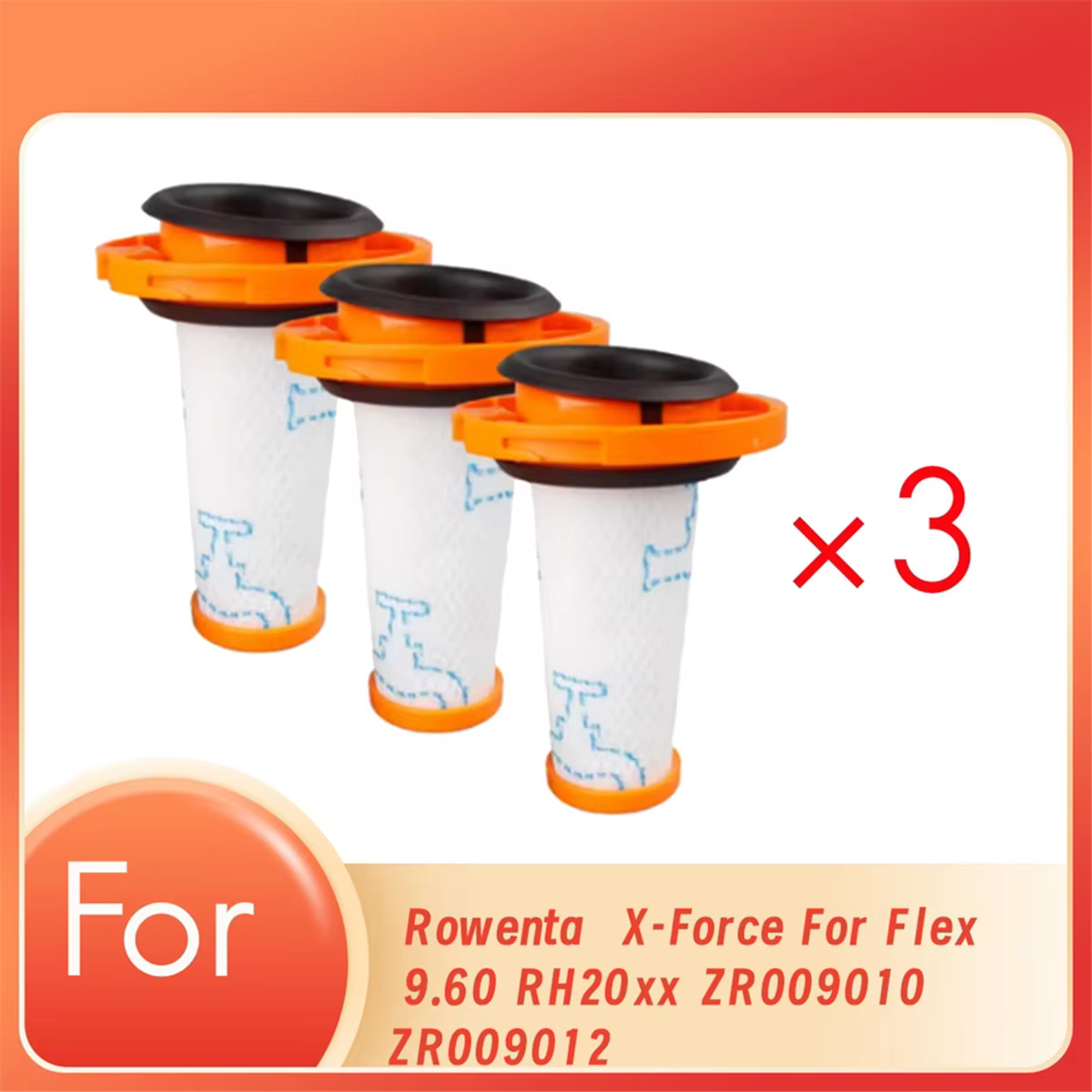 Pré-filtres pour aspirateur sans fil X-FORCE FLEX 9.60 RH20xx ZR009010 ZR009012