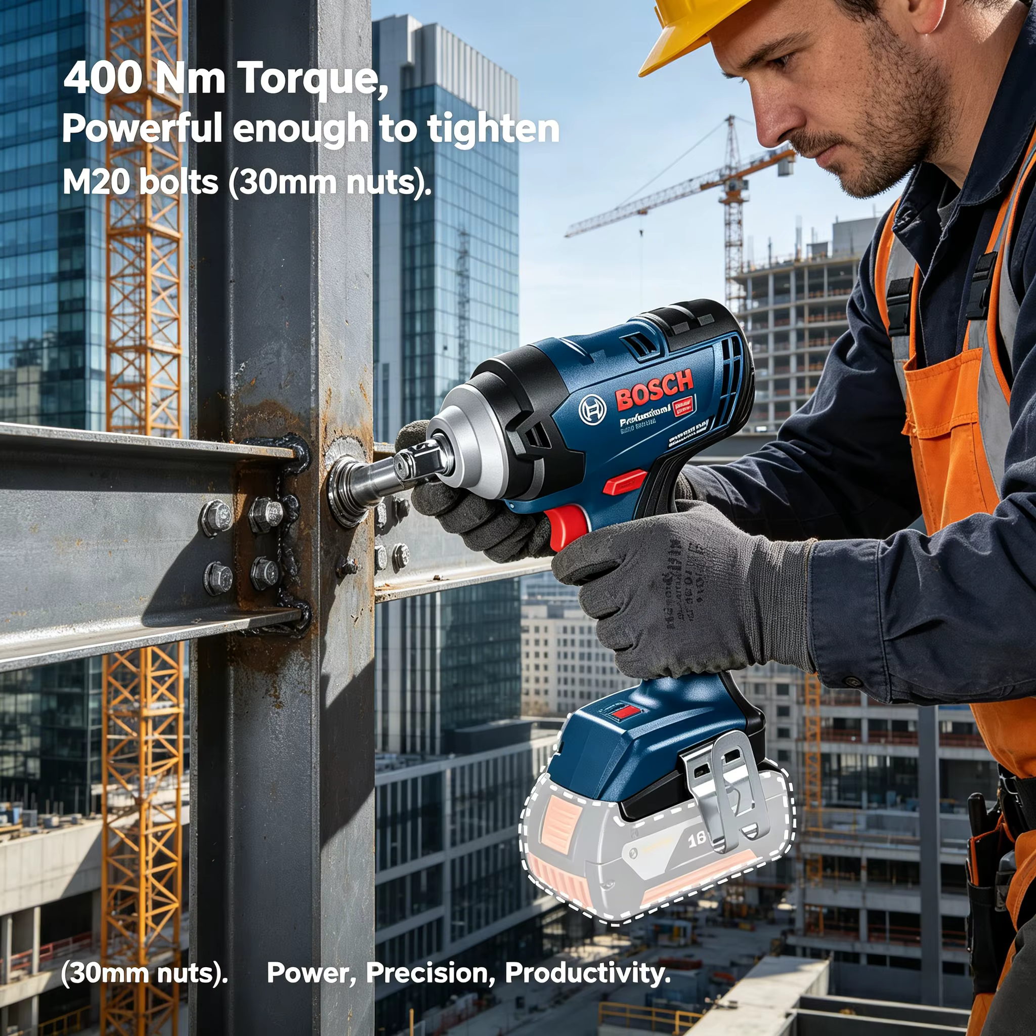 Nouvelle clé à chocs Bosch GDS 18V-400 18V
