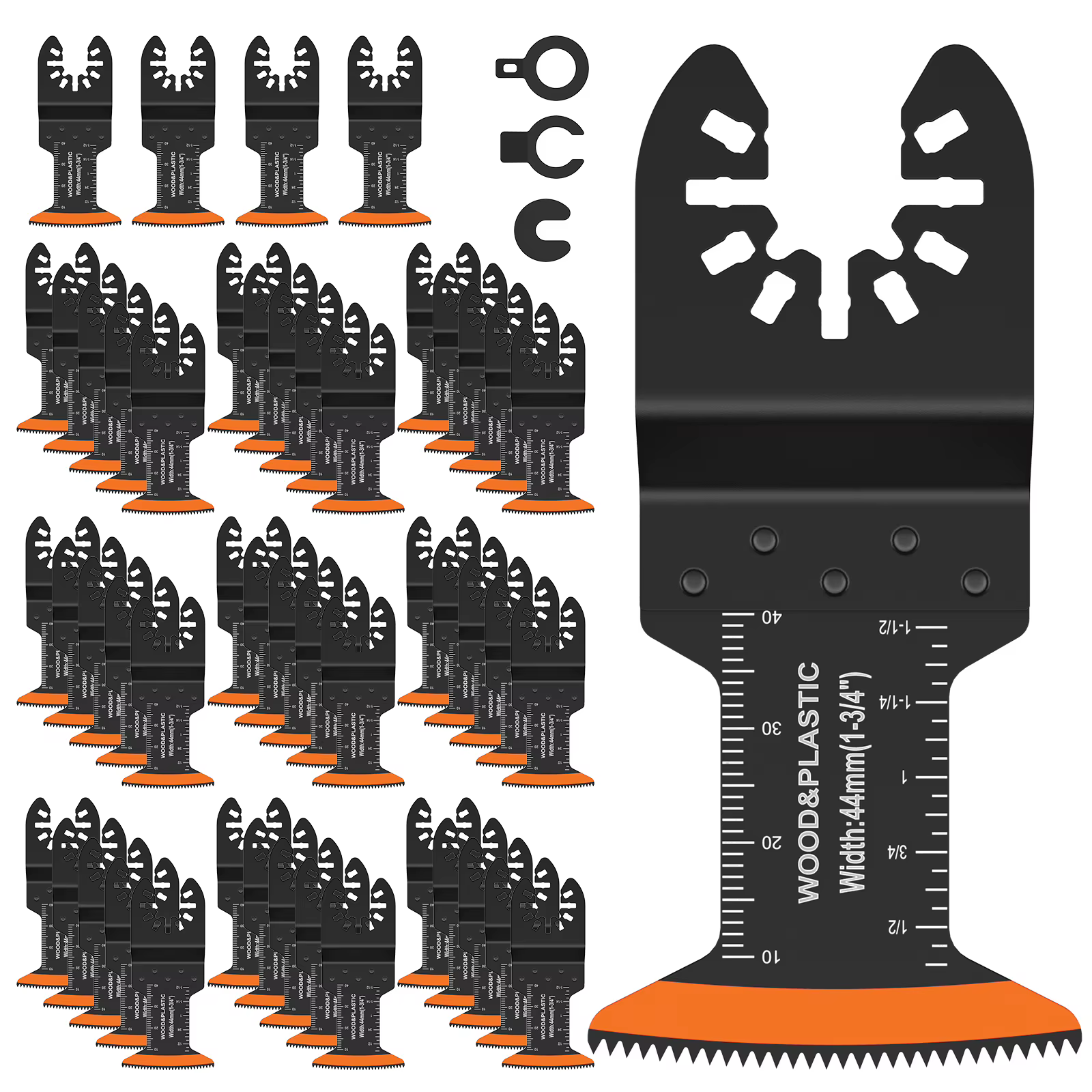50/10 pièces lames de scie oscillantes 44MM