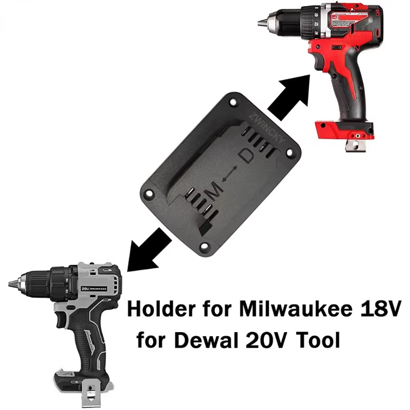 Support mural pour outils Dewalt/Milwaukee 14