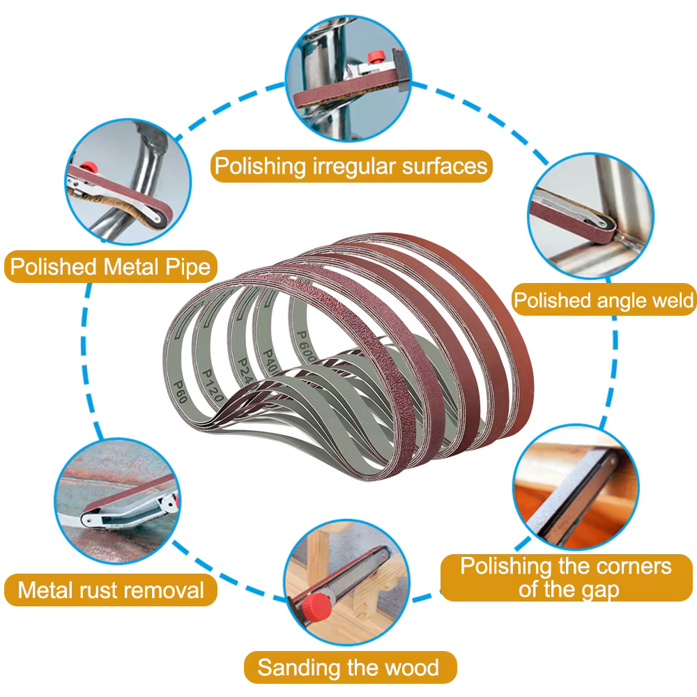 XLil5-Feuilles Abrasives pour Bois et Métal