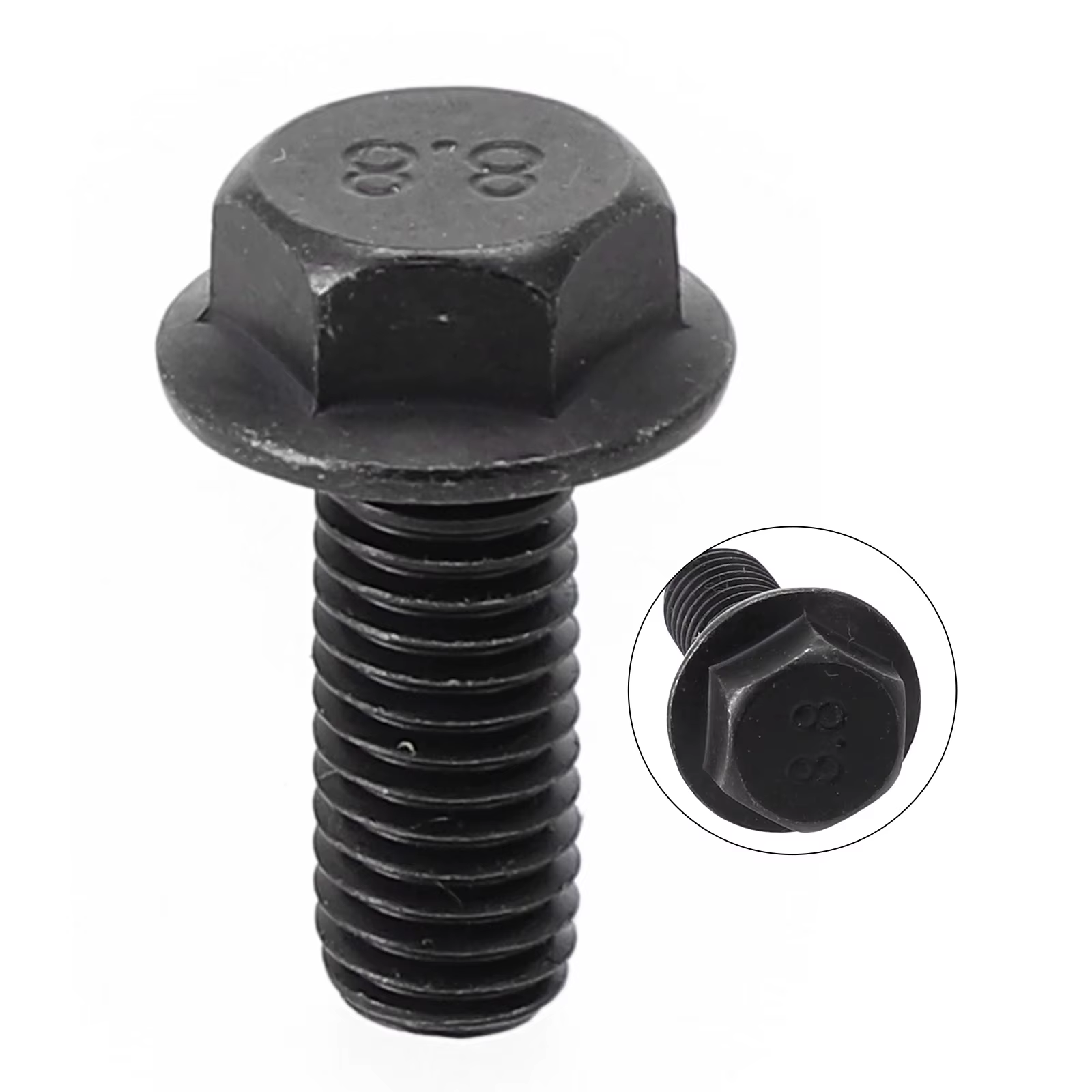 Boulon de lame de scie en métal M8 X 20mm, filetage gauche, bride à tête hexagonale pour Machine-outil de coupe, boulon de vis de lame de scie à onglet 1 pièce ﻿