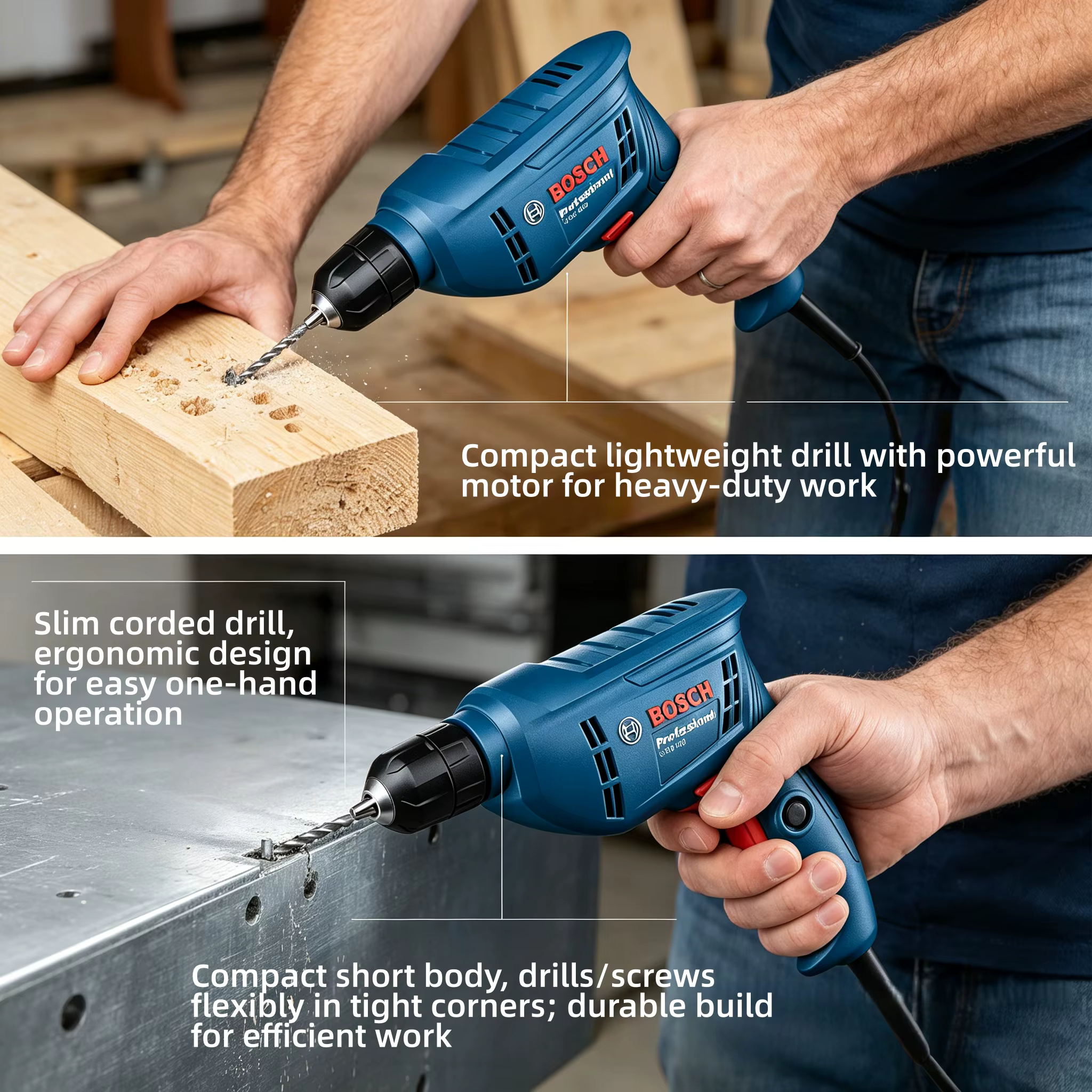 Perceuse électrique Bosch GBM400