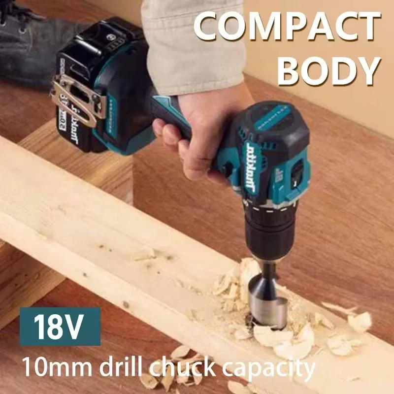 Perceuse-visseuse sans fil Makita DDF487 18V, outil électrique sans balais, compatible avec le système de batterie Makita 18V