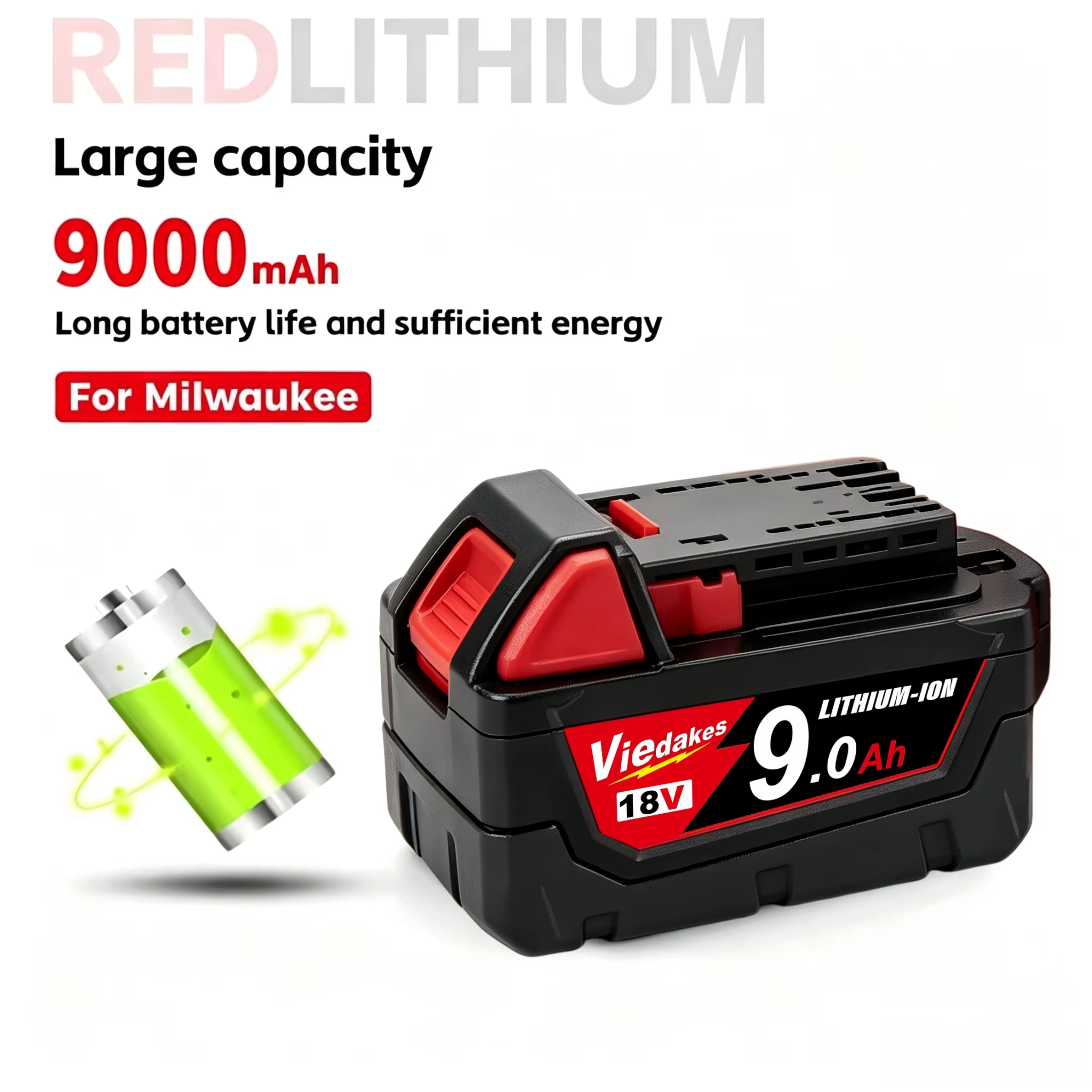 Nouvelle batterie pour outil électrique 18V 5.0/6.0/9.0Ah