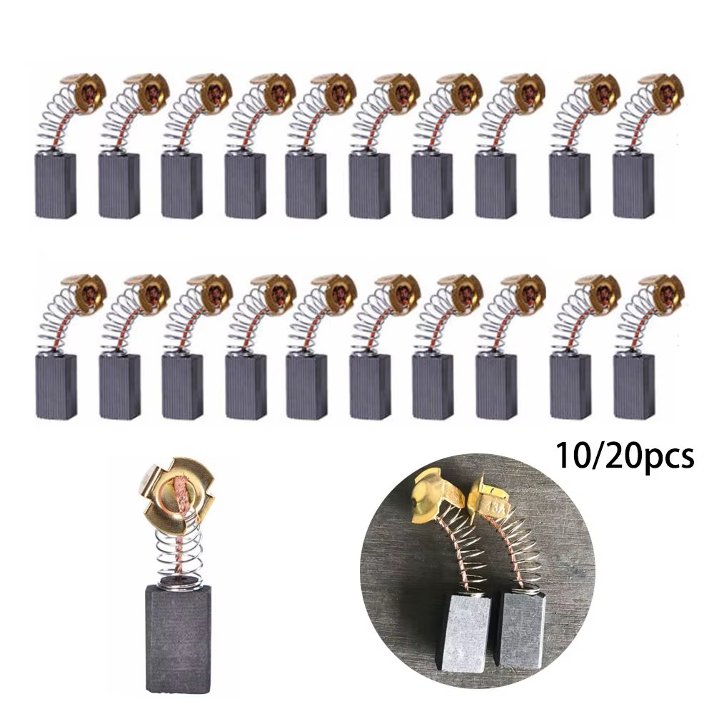 10/20 pièces Nouvelles brosses en carbone génériques 5x8x13mm pour outils à main