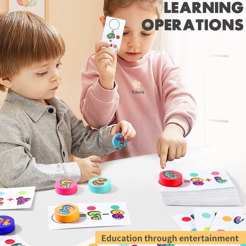 Outils d'apprentissage précoce des mathématiques pour enfants: reconnaissance des nombres et pratique des compétences mathématiques de base, jouets éducatifs pour enfants
