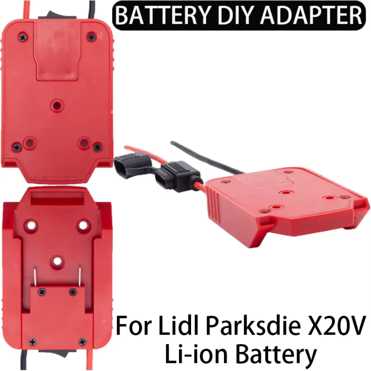 Adaptateur DIY pour batterie Li-Ion Lidl Parkside X20V