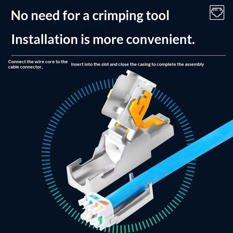 Outil de branchement Ethernet à installation simple