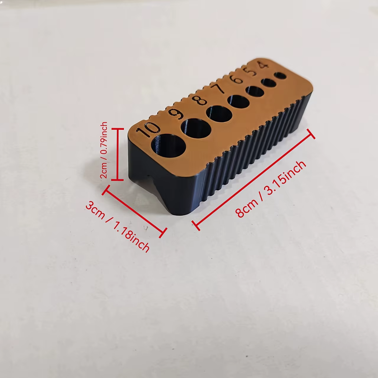 Guide de perçage robuste en plastique