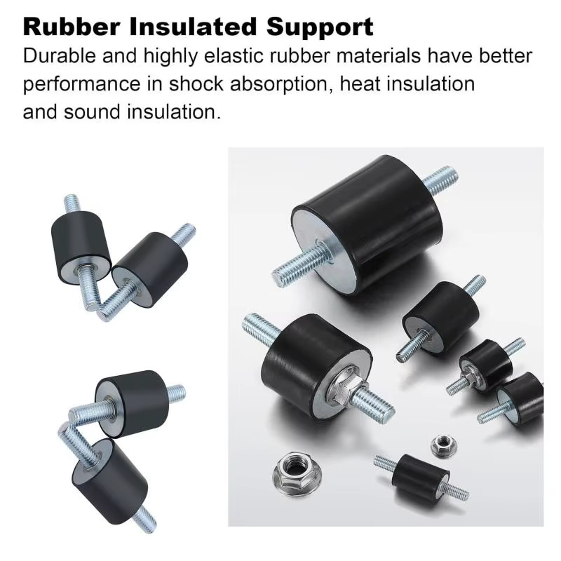 4/8 pièces Anti Vibration Silentblock bateau voiture canette supports en caoutchouc outils mâles M3 M4 M5 M6 M8 M10