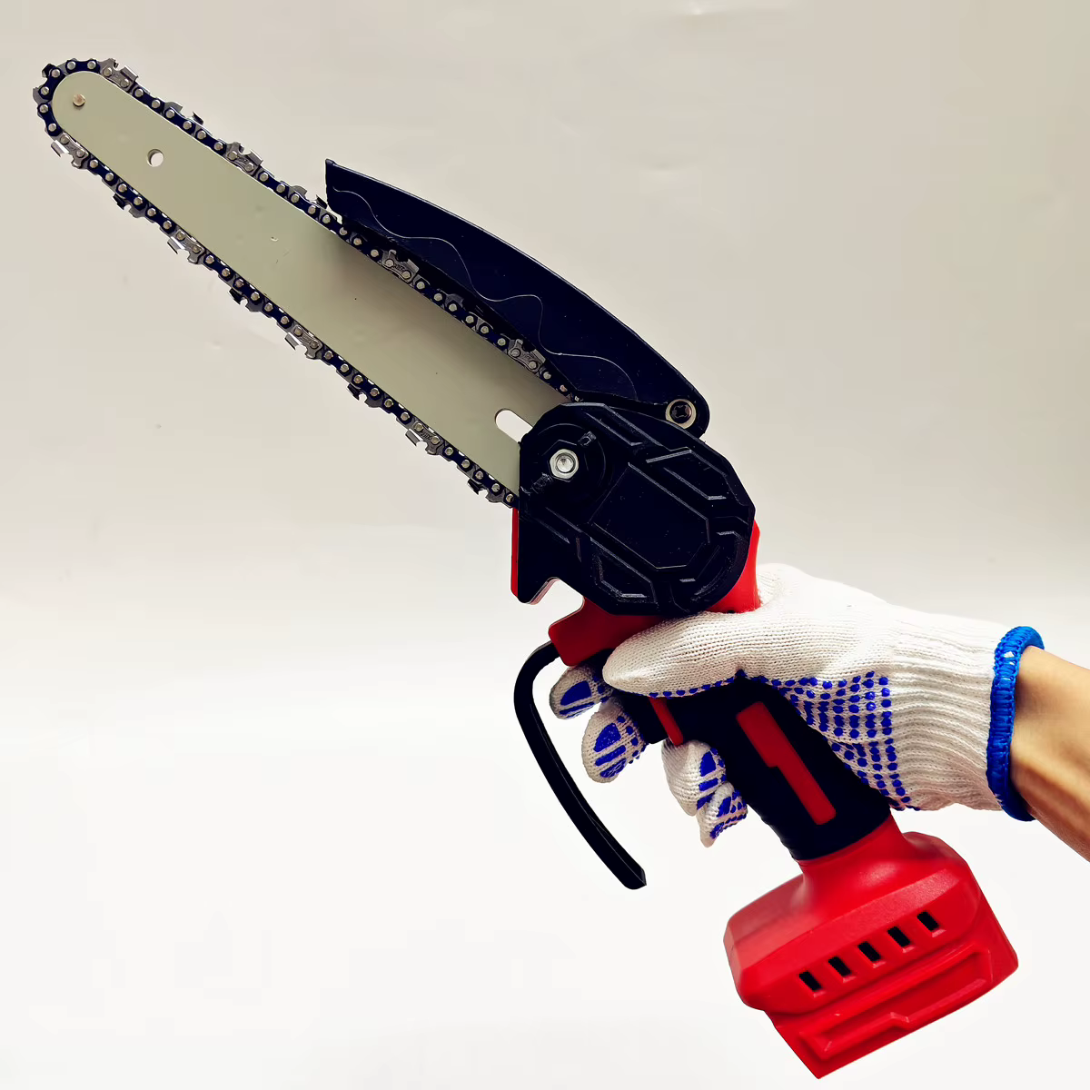 Convient pour Milwaukee 18V batterie 8 pouces scie à chaîne tronçonneuse sans brosse électrique sans fil taille travail du bois outils électriques de coupe