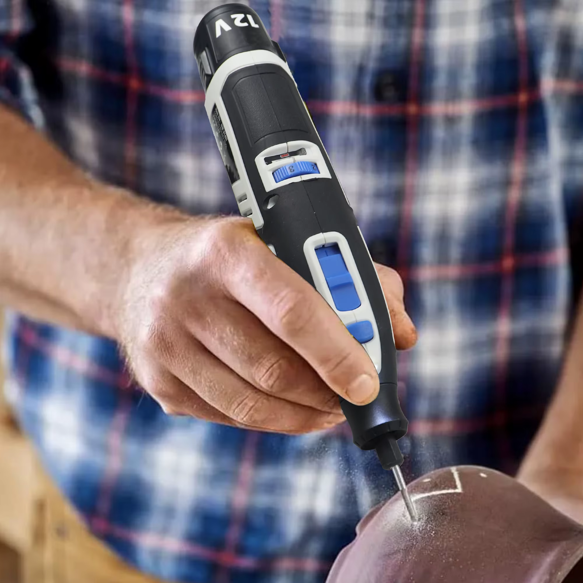 Petite ponceuse électrique sans fil 12 V à 6 vitesses 
