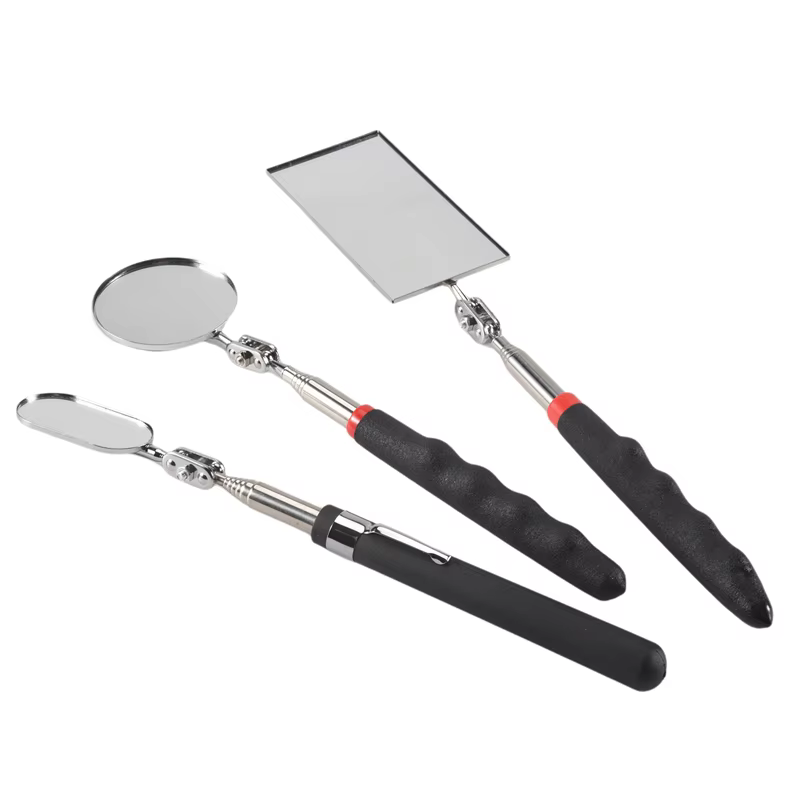 3 pièces miroir d'inspection télescopique