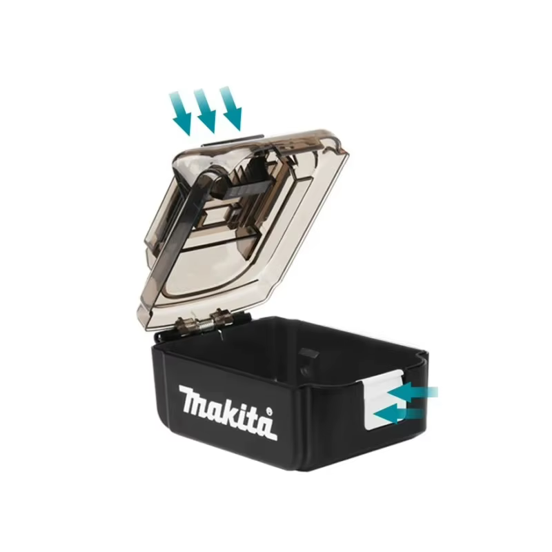 Makita B-69917 boîtier de batterie boîte à vis de stockage anti-poussière en plastique résistant à l'humidité