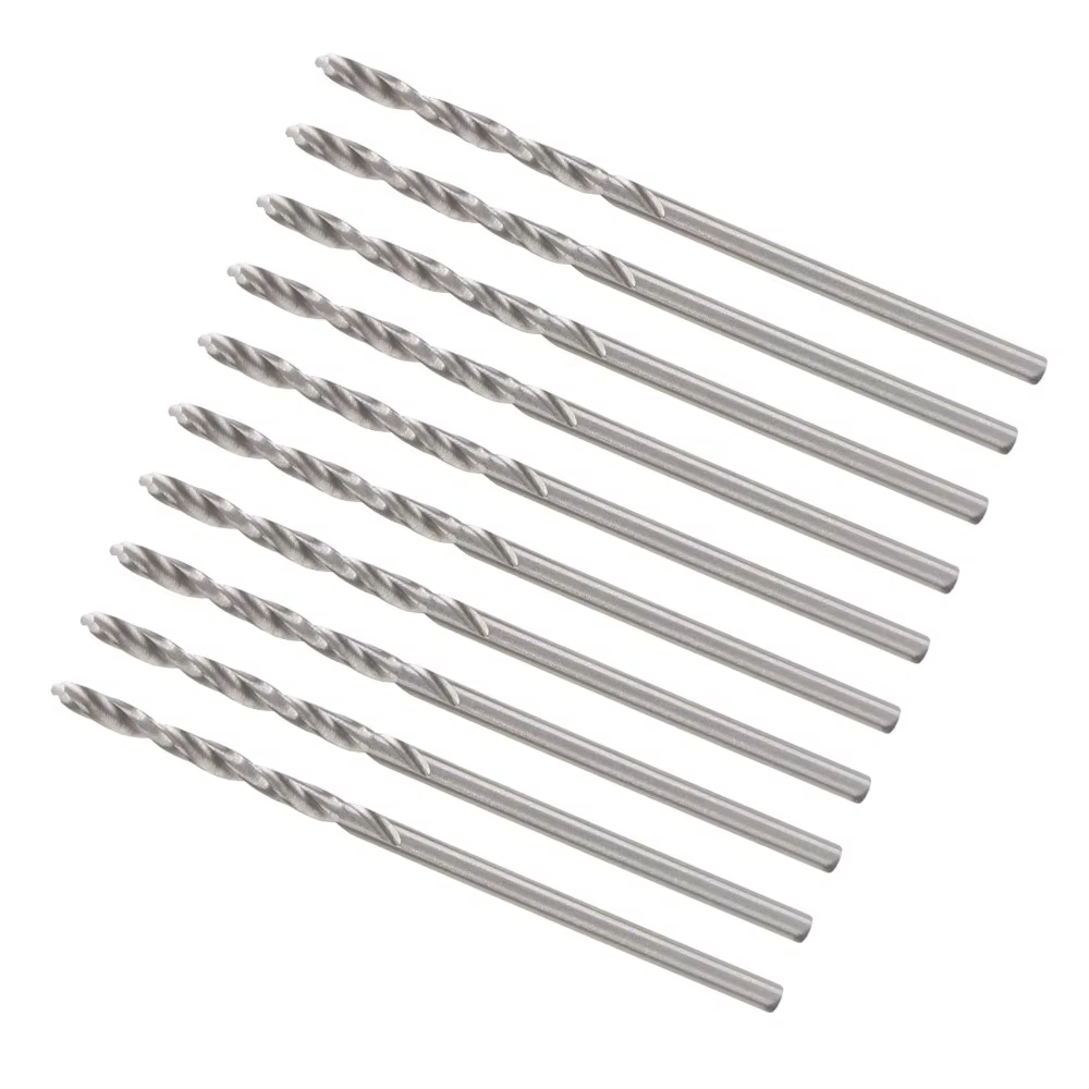 Foret hélicoïdal de 1,75 mm de diamètre, entièrement affûté, extra long, micro-forets en acier rapide, longueur 46 mm