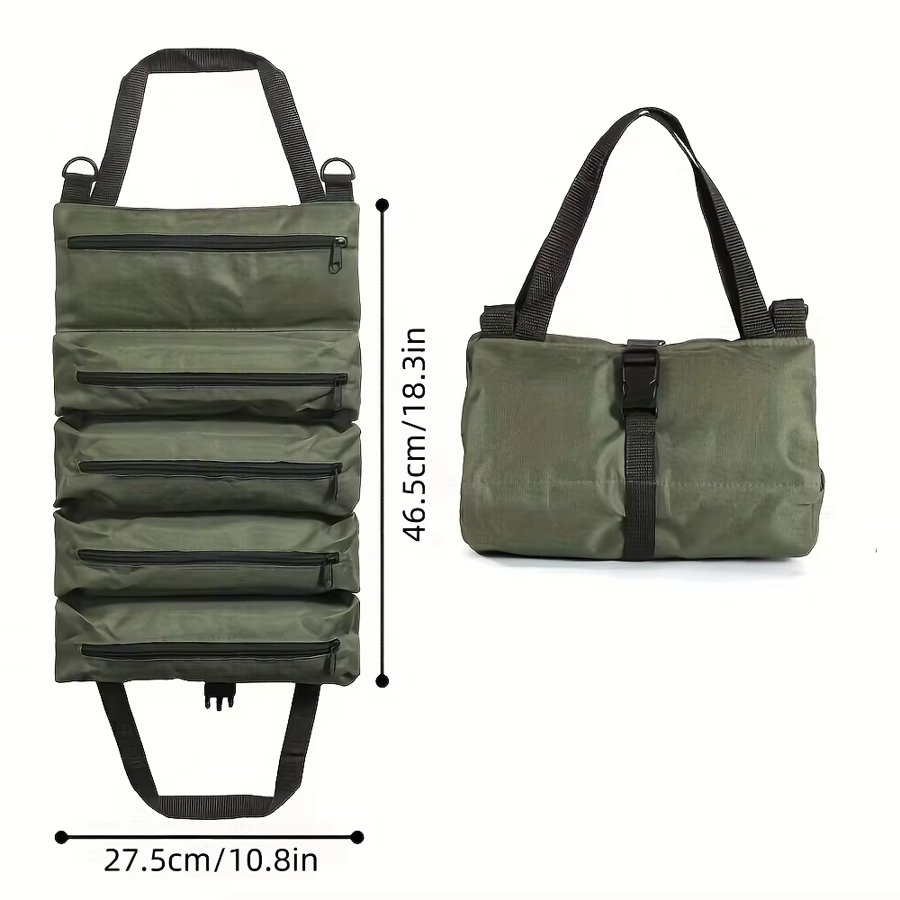 Sac à outils en rouleau de toile polyvalent