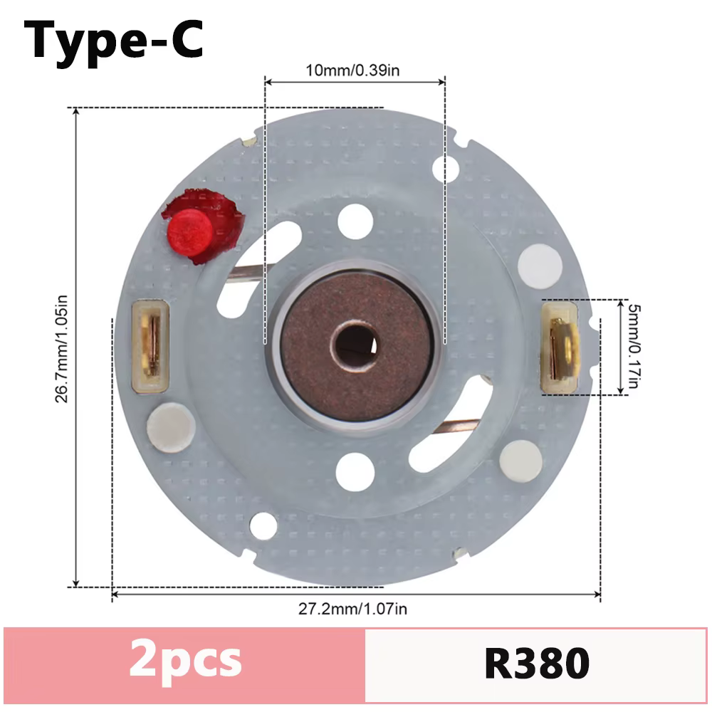 Porte-brosse en carbone pour moteur RS550 RS380 RS775