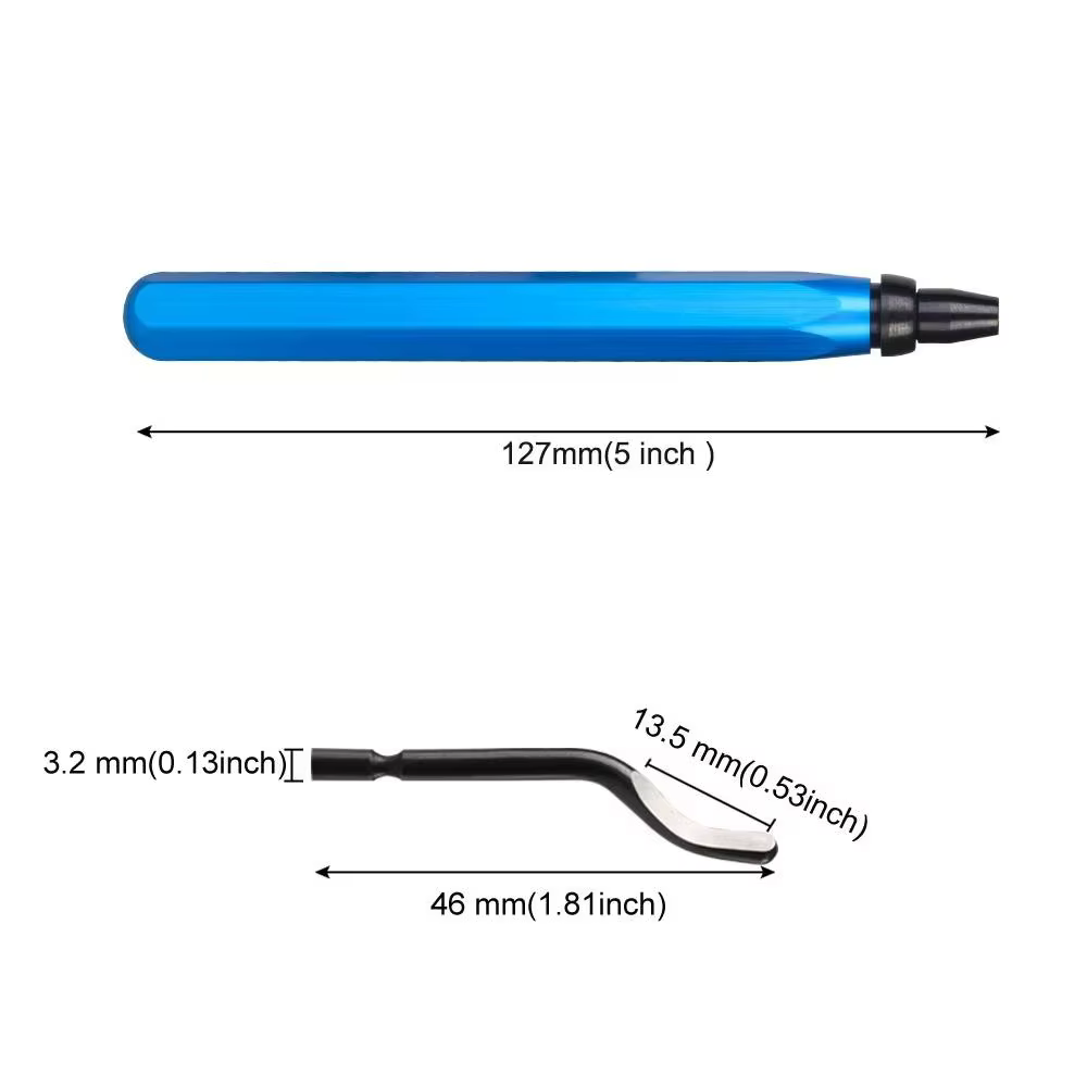 Coupe-burrs métalliques multi-usages robustes 360 ° Outil d'ébavurage