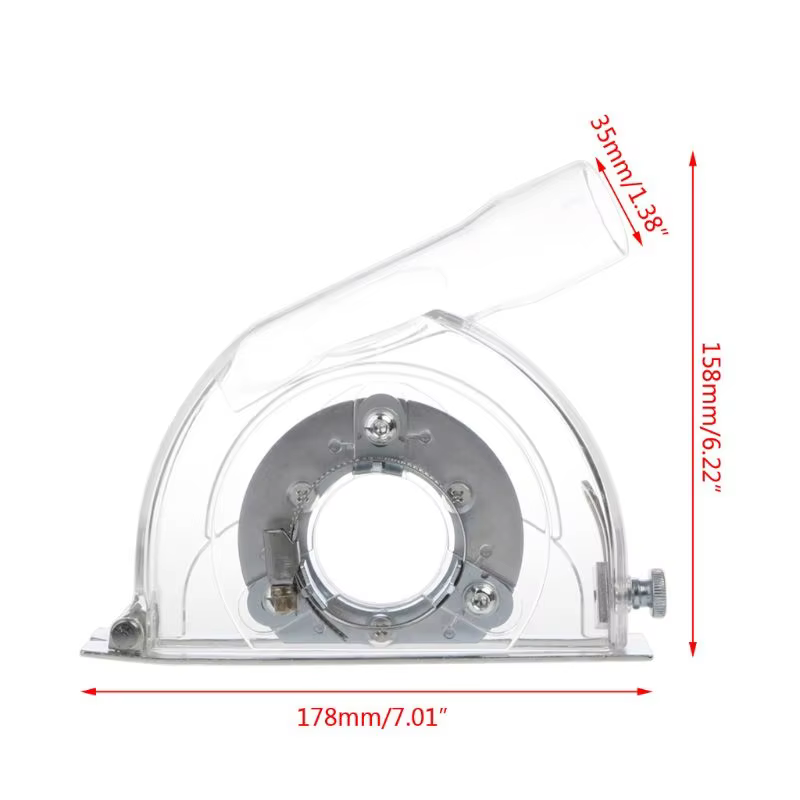 Couvercle meulage transparent pour meuleuse d lames scie 3 "/4"/5