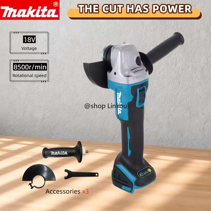 Meuleuse d'angle sans fil Makita DGA504 18V 6.0Ah 125mm à batterie lithium (machine nue)