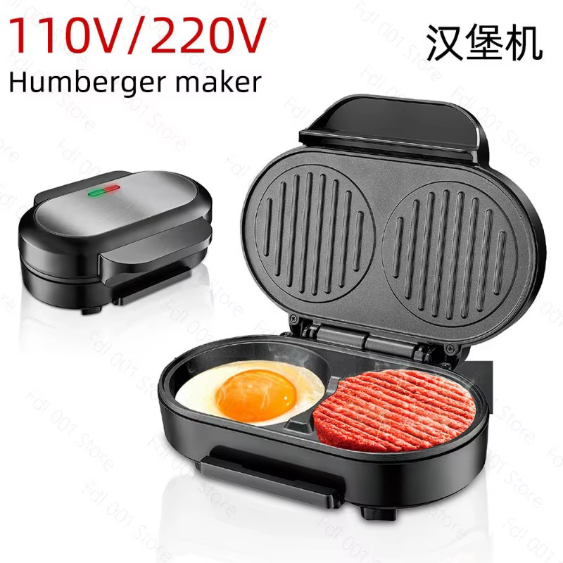 Machine à sandwich multifonctionnelle, machine à frire électrique domestique, machine à petit-déjeuner, machine à steak, grille-pain