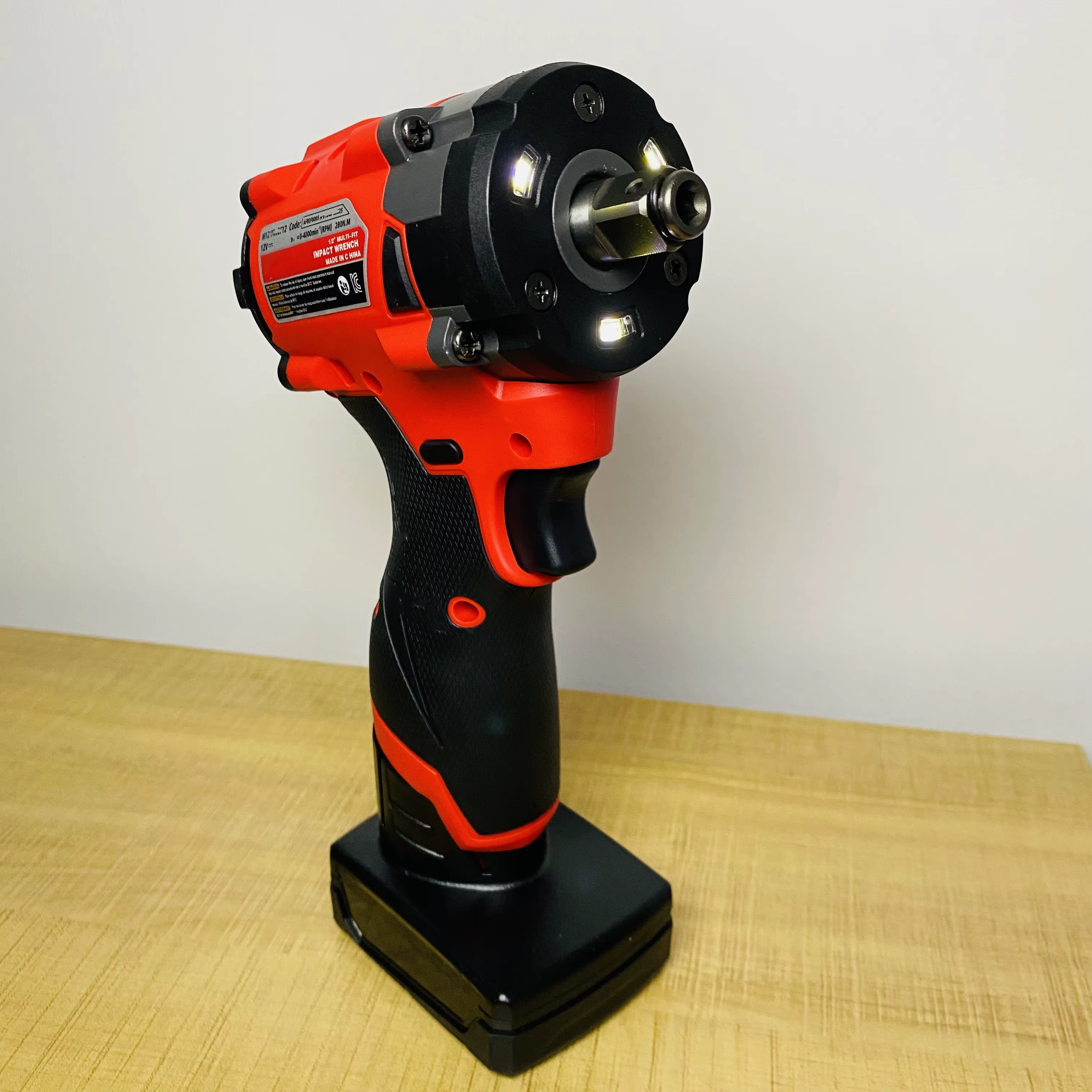 Clé électrique sans balais pour batterie Milwaukee 12V