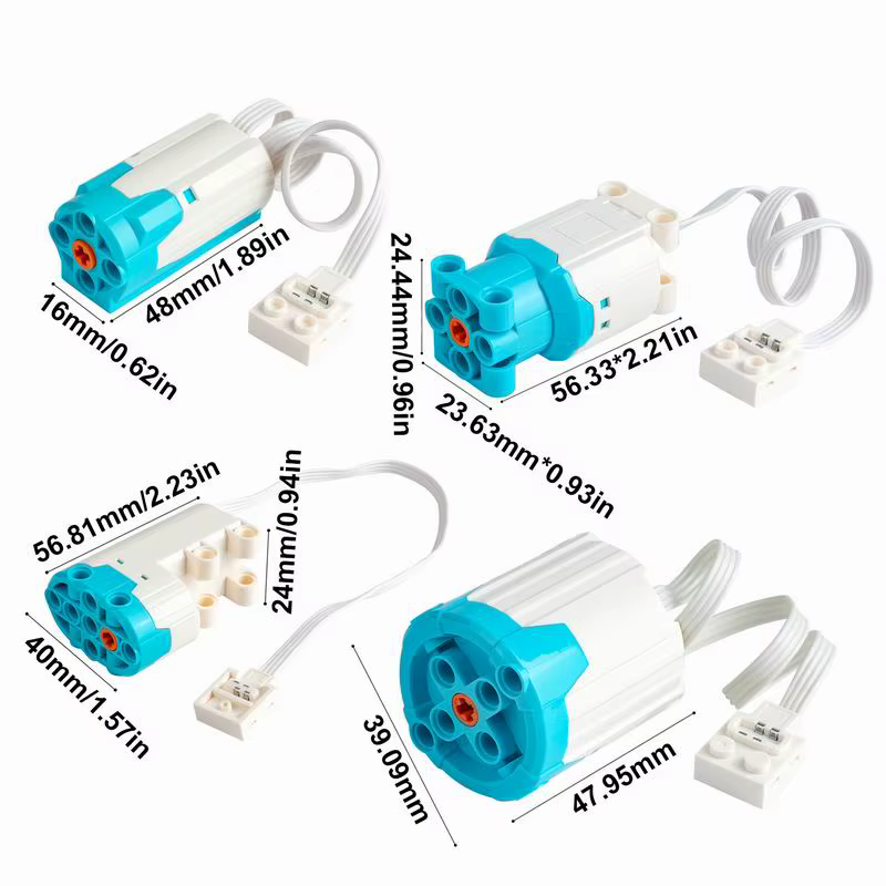 MOC Power Functions M L XL Servomoteur Pièces Électroniques Compatibles 8883 88003 8882 88004 Composants Techniques Mécaniques