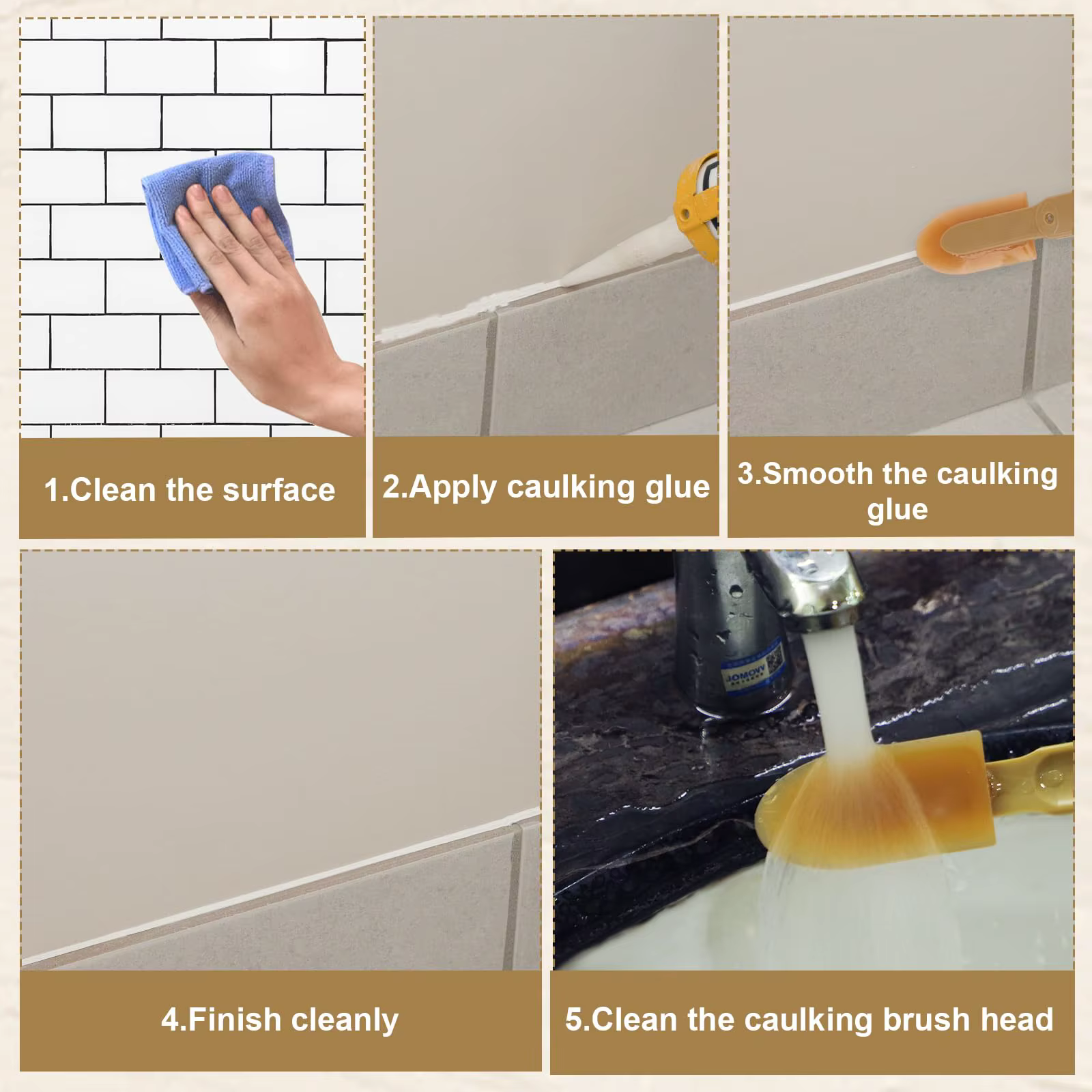 Outils de finition de mastic