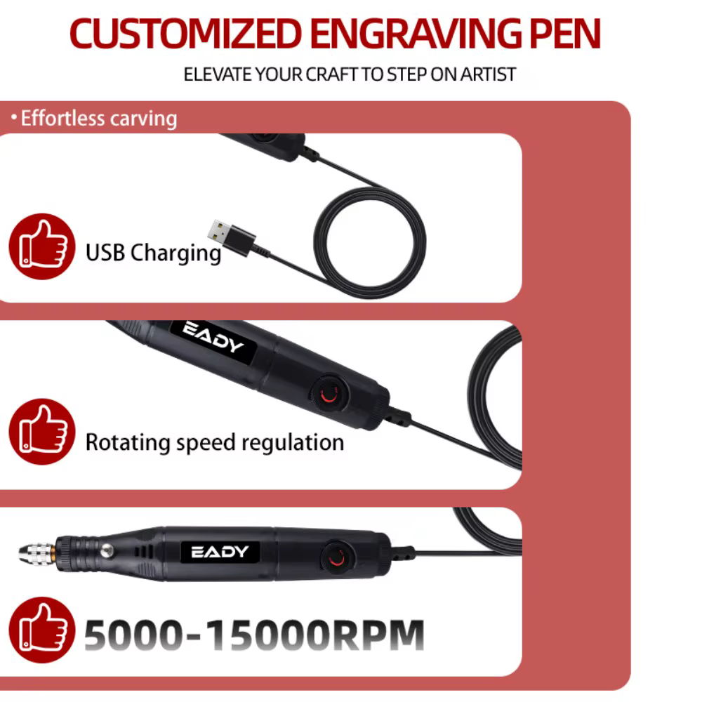 Mini perceuse électrique 18V alimentée par prise EU/US – Kit d'outils rotatifs filaires pour bricolage, artisanat, bijouterie, gravure sur verre, polissage de métaux – 2-en-1