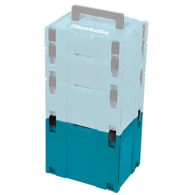 Makita 197213-3 Makpac boîtier imbriqué X-Large empilable robuste Durable boîte à outils de stockage de grande capacité 199855-9/821552-6