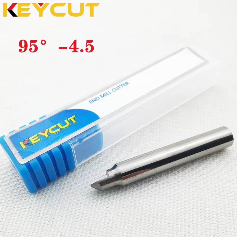 Fraise en carbure 80 ° 90 ° 95 ° 100 ° 105 ° pour machine duplicateur de clé manuelle verticale