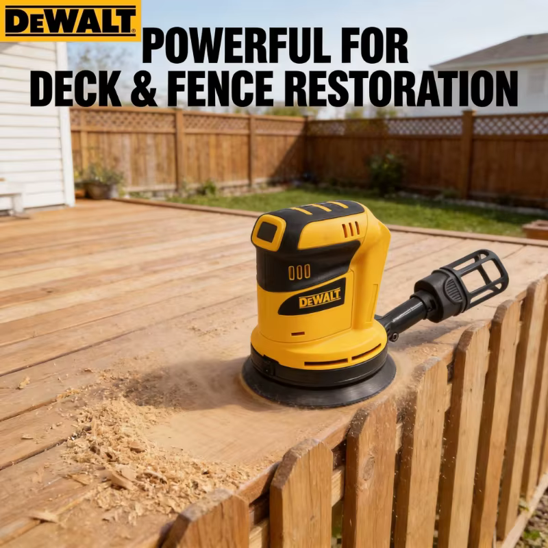 Ponceuse orbitale sans fil Dewalt : Machine de ponçage et de polissage sans fil 20V